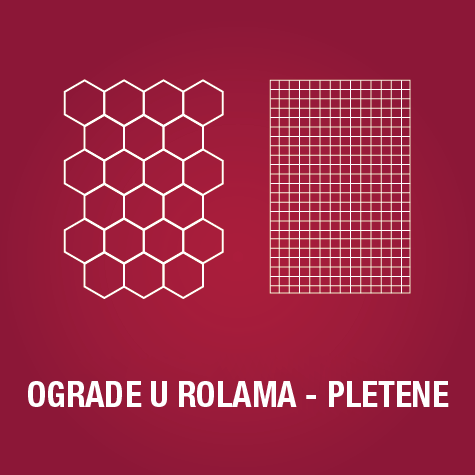 Ograde u rolama - pletene